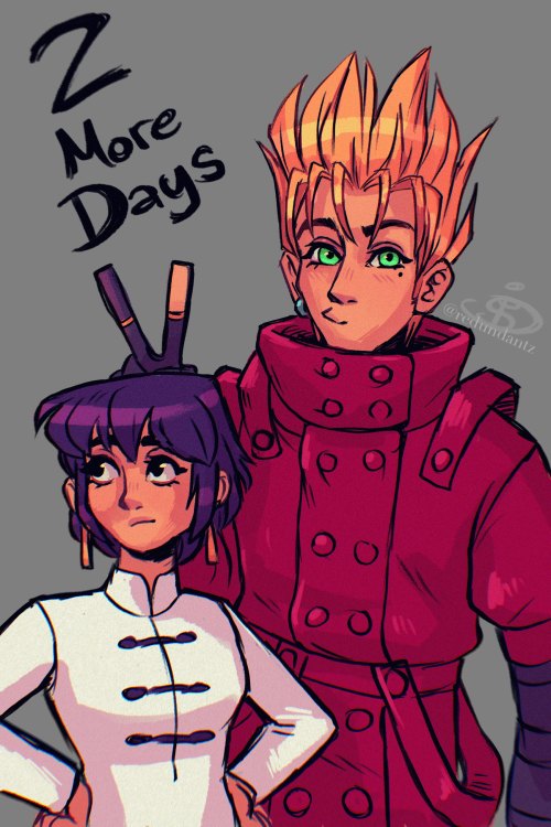2 MORE DAYS…!!!!!cute promo fanart by @redundantz ❤️✌️Also, we’ll be on the podcast, po