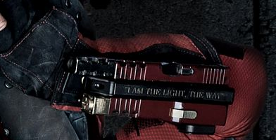 ssquadupdates:  Deadshot’s phrase “I am the light, the way” is also featured