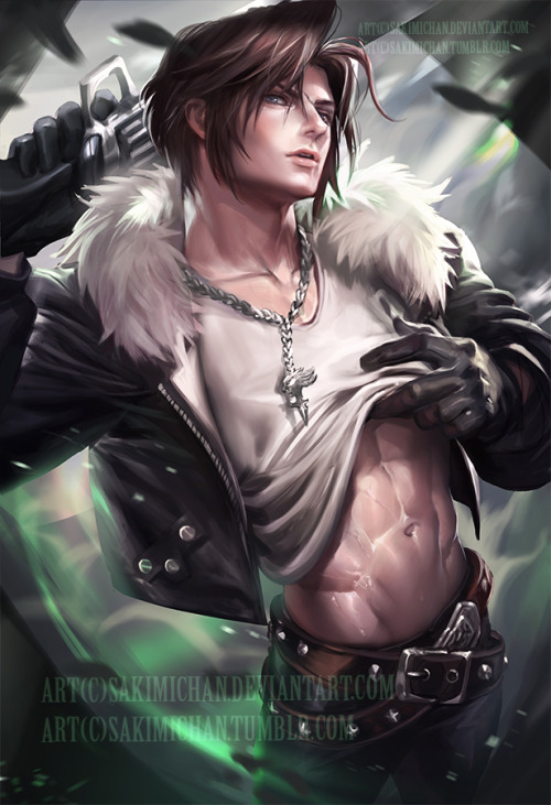 XXX sakimichan:   squall for male pinup for this photo