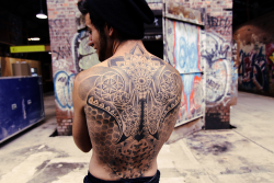 sacredgeometrytattoos:  picture of my back