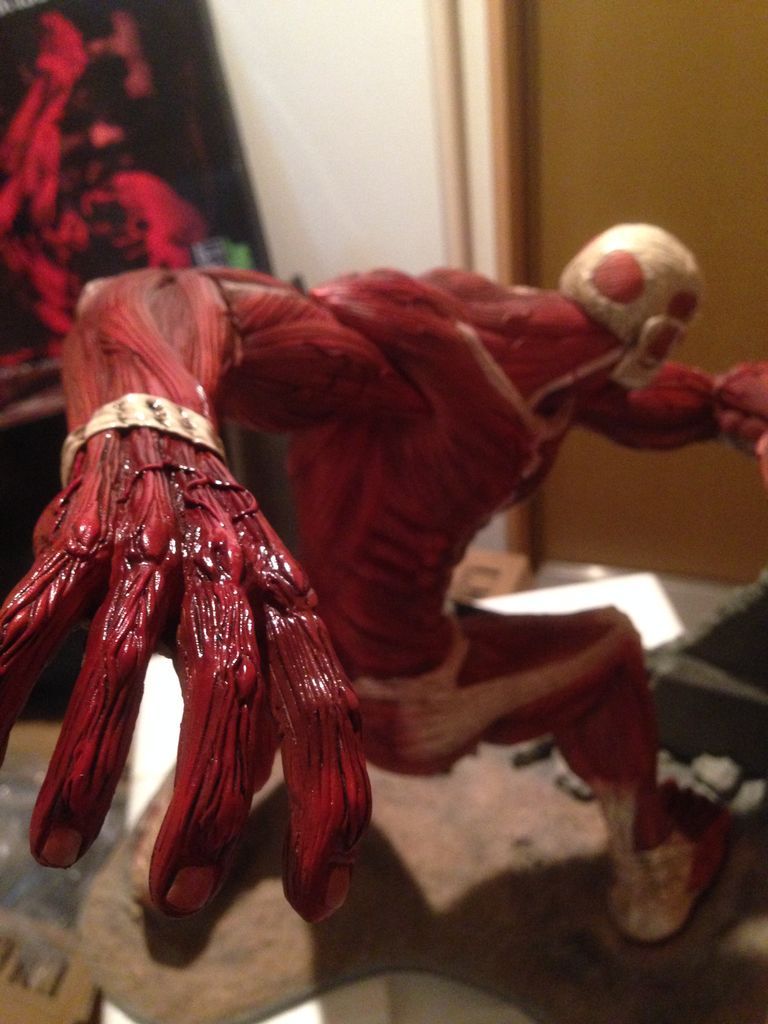 Isayama blogged that he received his own Colossal Titan, via the Ultimate Modeling