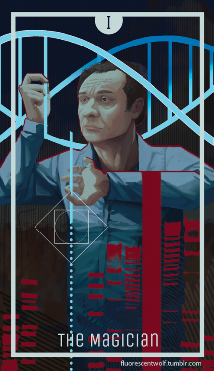 The Expanse fanart tarot card series, part 1.Part 2: https://fluorescentwolf.tumblr.com/post/6645314