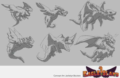 Concepts done for the Eagle Island bosses