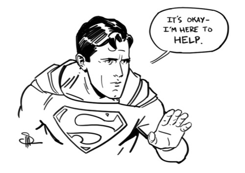 docshaner:
“Help. Superman doodle break.
”