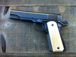 coffeeandspentbrass:  Lovely engraved Colt