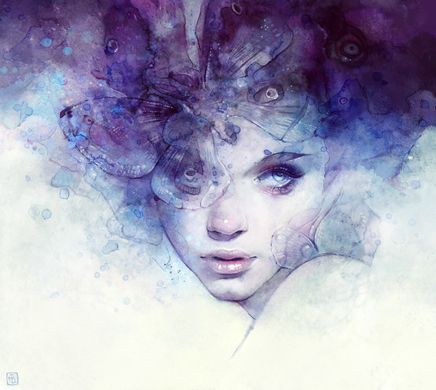 asylum-art-2:   Anna Dittmann: Etheral Portraits  Anna Dittmann aka Escume  is a