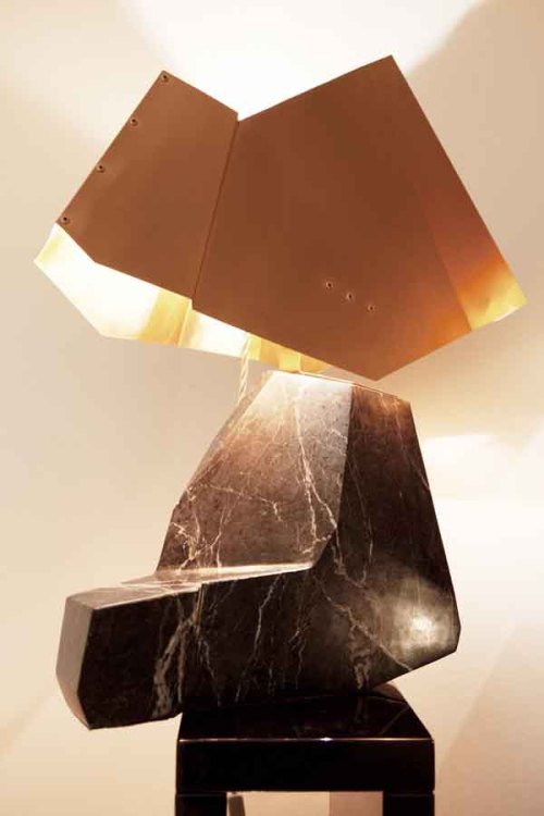 &ldquo;Barometro lamps&rdquo; by Giacomo Ravagli Italy, 2011Unique examples. Nilufar EditionCopper l