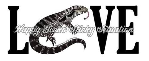 happygeckostickysituation:  New Bumper Stickers! :) Simply LOVE.We’ll be making more, just debuting ten for now! We’ll have these at both the Reptile Super Show in Pomona in two weeks and the Portland Metro Reptile Expo in three! :) These guys are