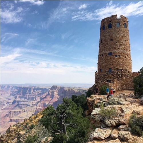 goparks:The Desert View watchtower at Grand Canyon National Park. : @weeraaro