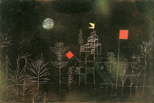last-picture-show:Paul Klee: 1. Pavillion, 1923; 2. Strong Dream, 1929