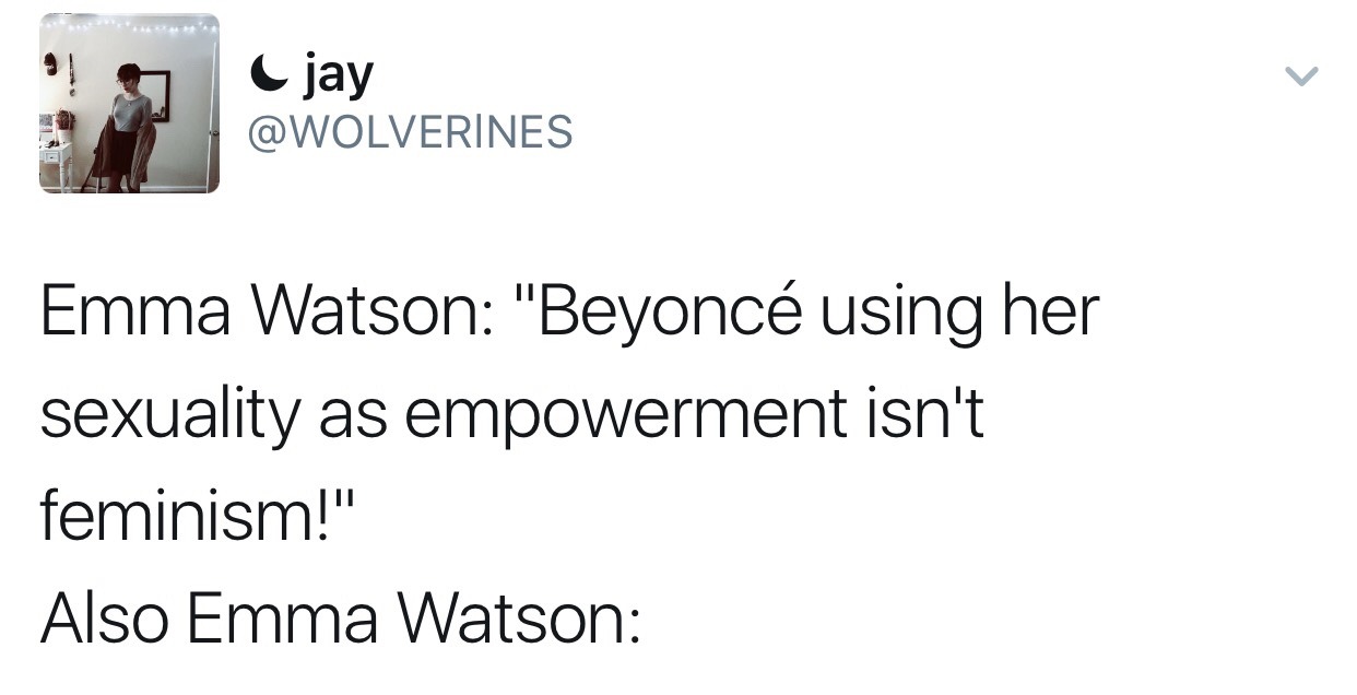 odinsblog:  “As I was watching [Beyoncé’s videos] I felt very conflicted, I