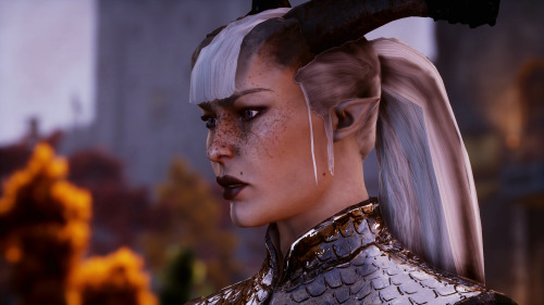 kadustuniverse: Qunari Long Ponytail Pack Soooo, i was tired of doing conversions, so i decided to 