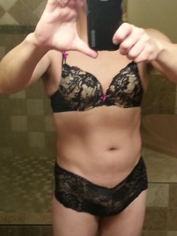 cmancream:  My sissy bra and panty husband