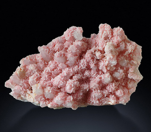 Rhodochrosite with Rock Crystal - Cavnic Mine, Cavnic, Romania