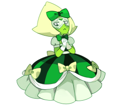hopebiscuit:  You guys are great. Thanks for your support!  Have a doodle of peridot in a big poofy dress!   poof~ &lt;3