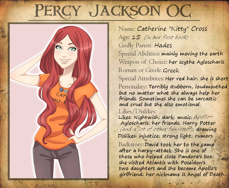 Percy Jackson Oc Template