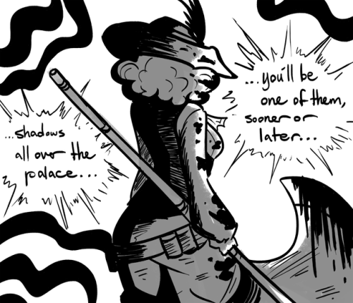 scruffyturtles: “The sweet thrill of the heist, ooh it sings to me! It’s enough to make a thief sick–”   
