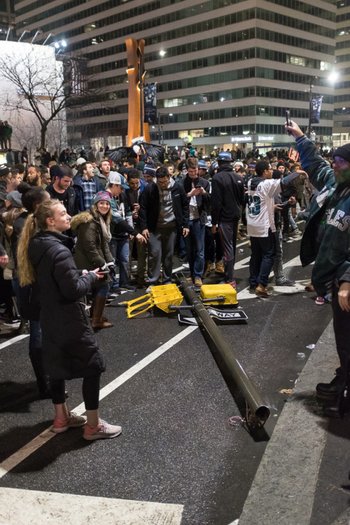 stephenffaust:Philadelphia erupts in celebration after the...