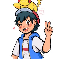 spkyart:Listen up! My endless love for Pokémons started from the anime, so I can