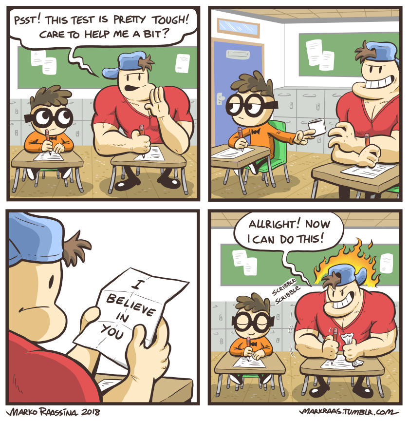 teacupfulofstarshine:  markocomics:  I made 30 Nerd and Jock episodes in 2018. Here’s