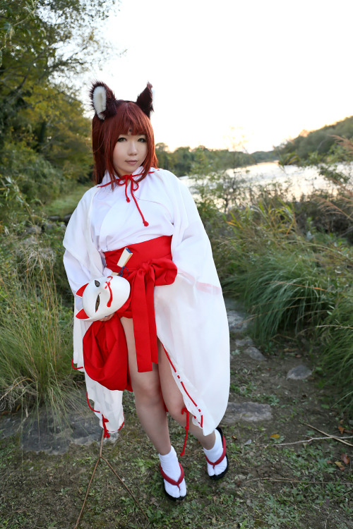 Cute Cosplay GIrl Higurashi Rin (Kitsune-Chan 3) 1-15
