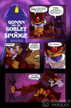 malefurporn: Gonan and the goblet of spooge 