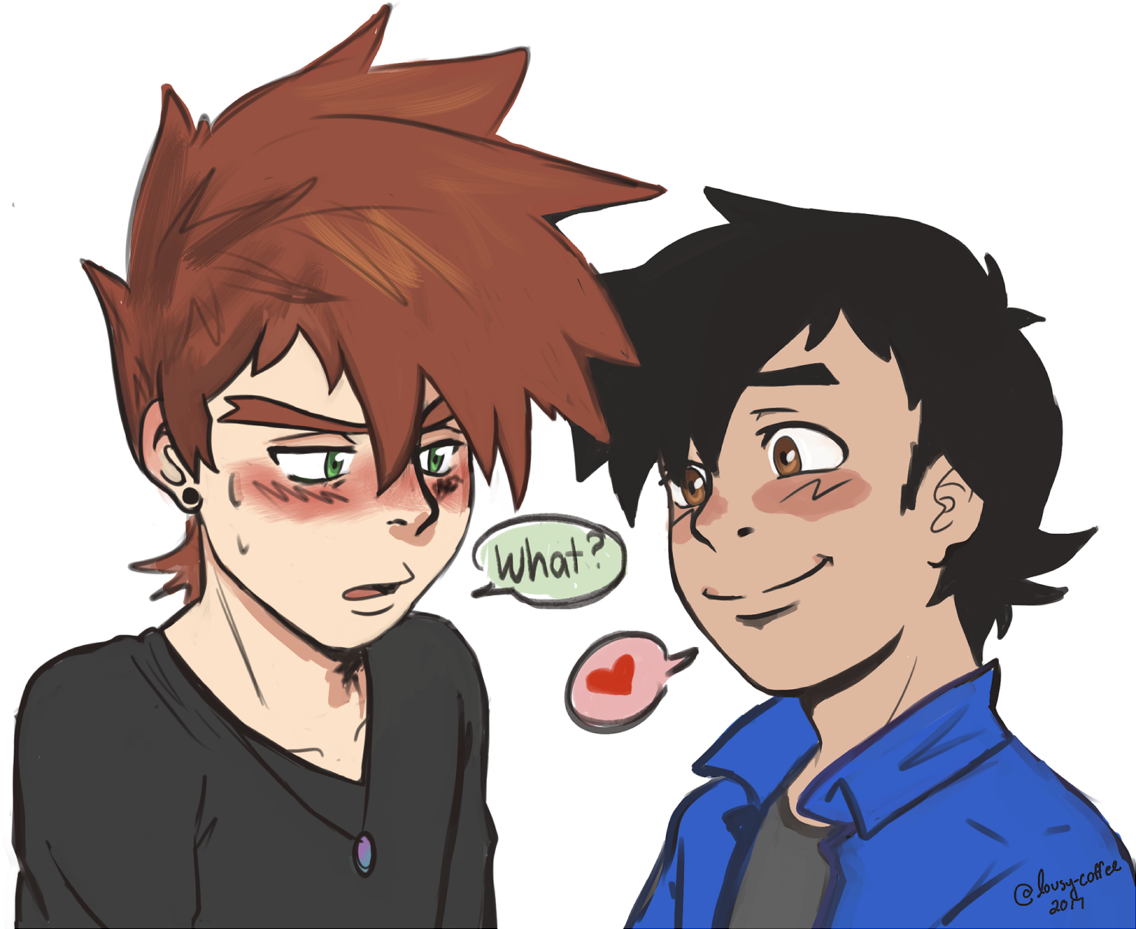 totalshenanigans: Gary confesses to Ash and Ash thinks it’s adorable (. ❛ ᴗ