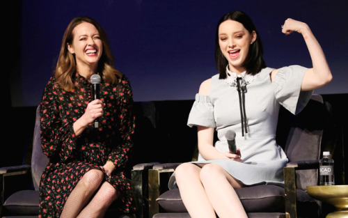 Emma, Skyler and Amy during SCAD aTVfest on February 8, 2019