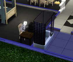 synecdoche:  i made a sim of myself and she died but often comes back as a ghost to use the computer because yeah, sounds about right 