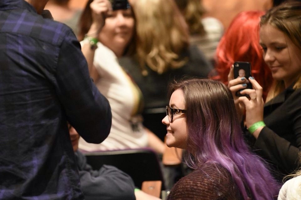 huntingsammy:  MATT PANEL STORY WITH PICTURES OF ME WHILE I WAS ASKING HIM THE QUESTION