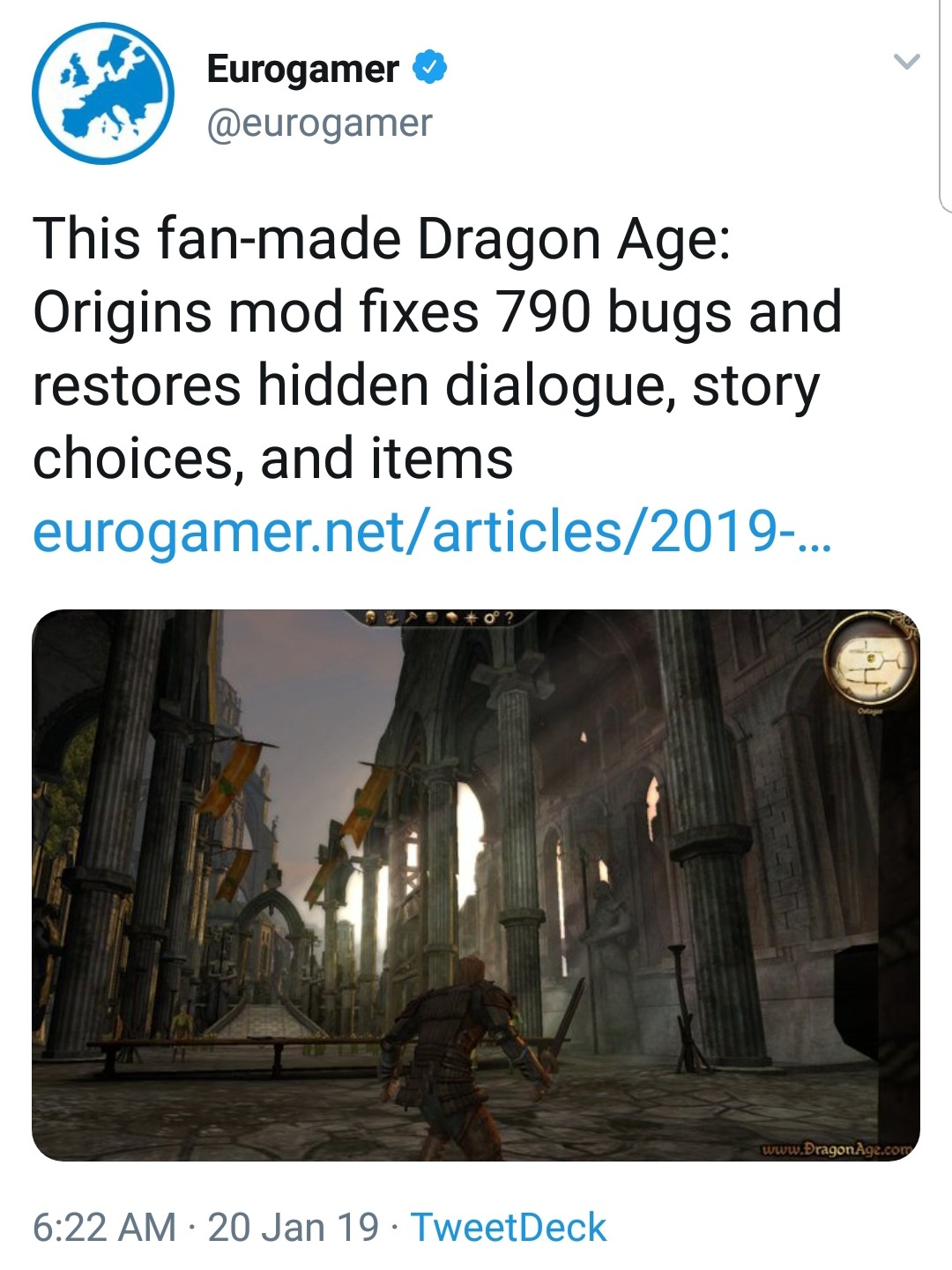 This fan-made Dragon Age: Origins mod fixes 790 bugs and restores