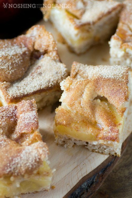 fullcravings:  Easy Apple Cinnamon Pie Bars