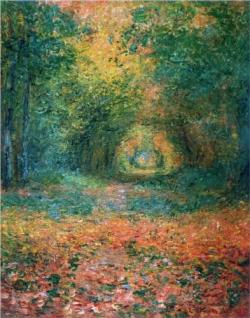 Theartistsmanifesto:  The Undergrowth In The Forest Of Saint-Germain By Claude Monet,