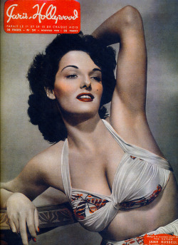 20th-century-man:  Jane Russell / Paris-Hollywood magazine, 1947. 