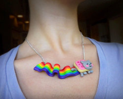 geekymerch:  (via Nyan Cat Necklace Internet