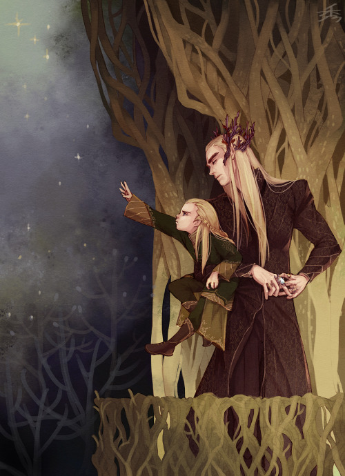 ssbobpul:  Thranduil Legolas