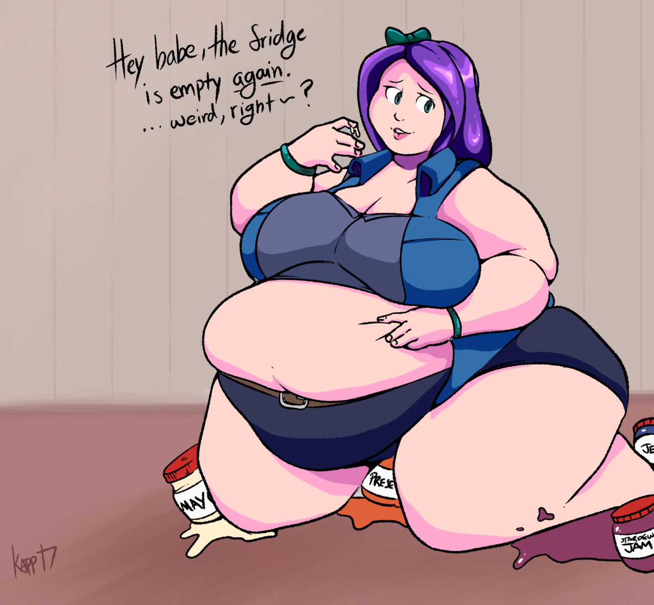 kappass: An ample Abigail from a while ago on Patreon~ Been playing a bit more stardew