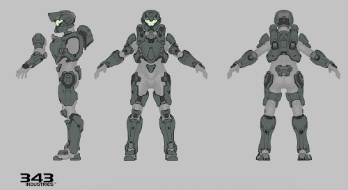 Halo 5 Work dump: Part I- Some Armors