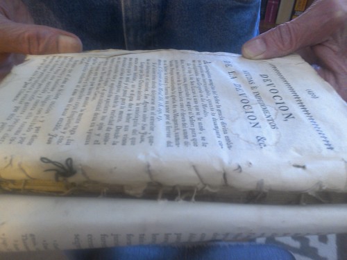 Curious Incidents in the Life of a BookThis series of photos is of the work Sermones de Tiempo 