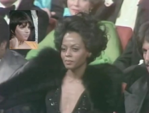 femmequeens:Cicely Tyson and Diana Ross @ The 45th Annual Academy Awards (1973)