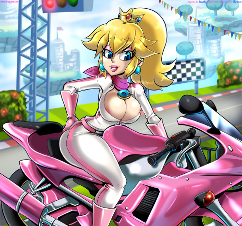 shadbase:  The holy Mariokart 8 trinity. Done for the Shagbase “Speed Princess” Series. You can find dickgirl verfsions of Rosalina and Daisy there. Daisy in collabiration with TwistedGrim Peach in collabiration with Nevarky Rosalina all by yours