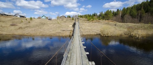 Andrichevo (Arkhangelsk Oblast, Russia).This village is counted as one of the “most beautiful villag