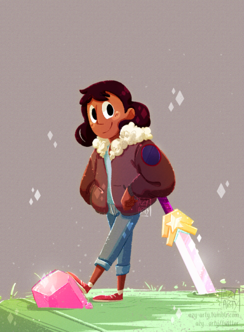 azy-arty:Another Steven Universe doodle, today is Connie, I really enjoyed seeing her evolving all a