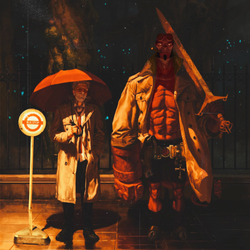 Hellboy And Hellblazer, John Constantine. 