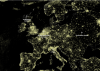 Light pollution in Europe.
[[MORE]]by davidbauer
“Marked in the map: Brightest areas (Po Plain in Northern Italy and Belgium/Netherlands/Ruhr Area triangle) and closest spots from Central Europe where there is a «pristine sky» (Nothwestern Scotland...