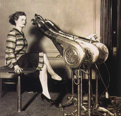 timeofbeauty:  Hairdryer, 1920s. 