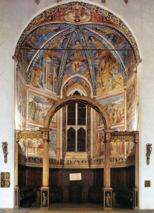 benozzo-gozzoli: View of the Main Apsidal Chapel, 1452, Benozzo GozzoliMedium: fresco