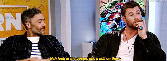 chrishemswortth:Dork-squared Chris and Taika on making Ragnarok + Confirmed: Chris