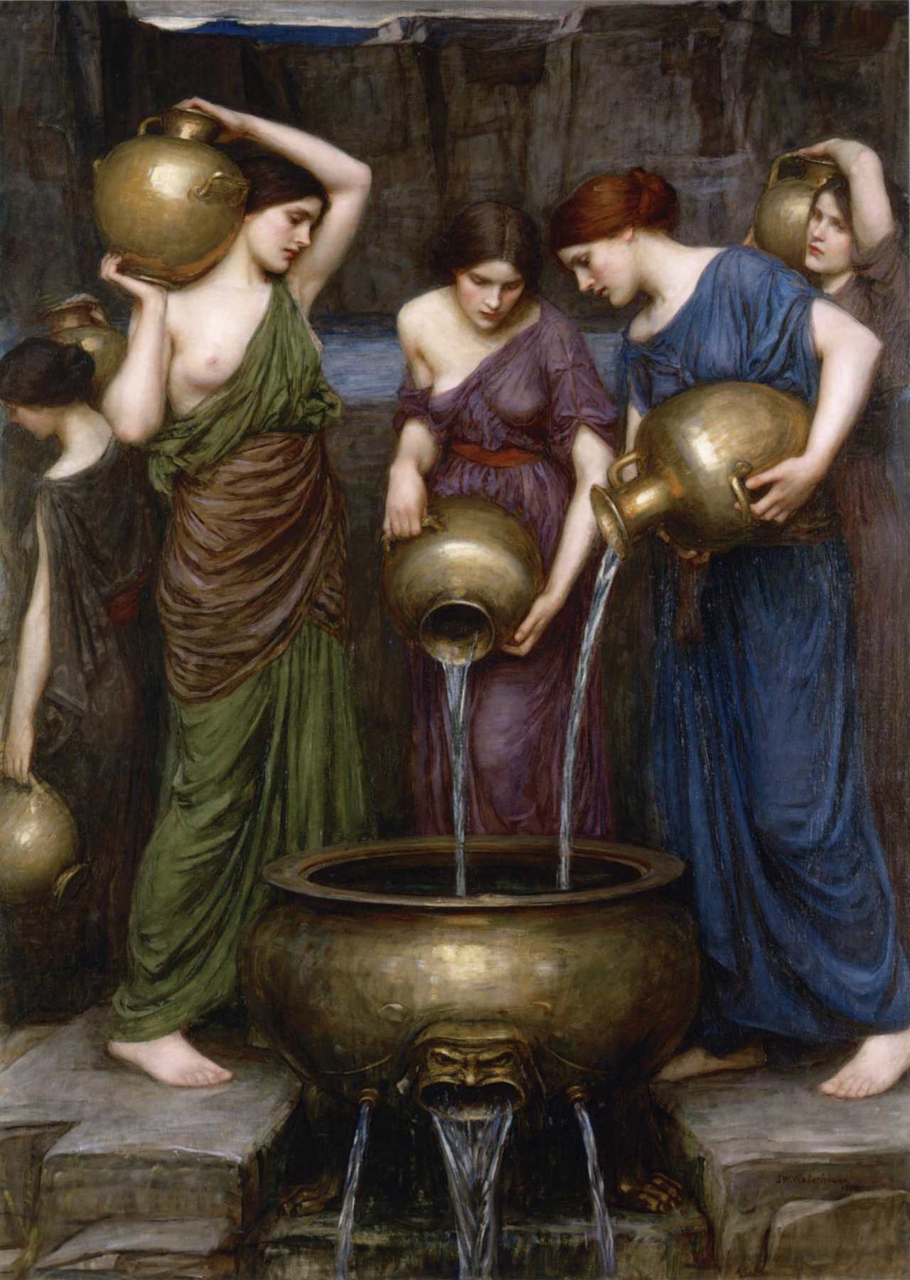lionofchaeronea:  Danaides (Daughters of Danaus), John William Waterhouse, 1903 