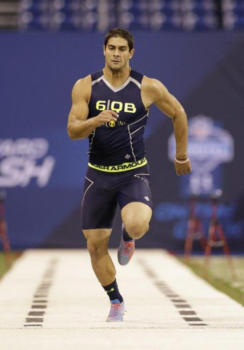 dudepussy:  allamfootballstuds:  April 24 2014               Jimmy Graoppolo/Eastern Illinois    Second Round?